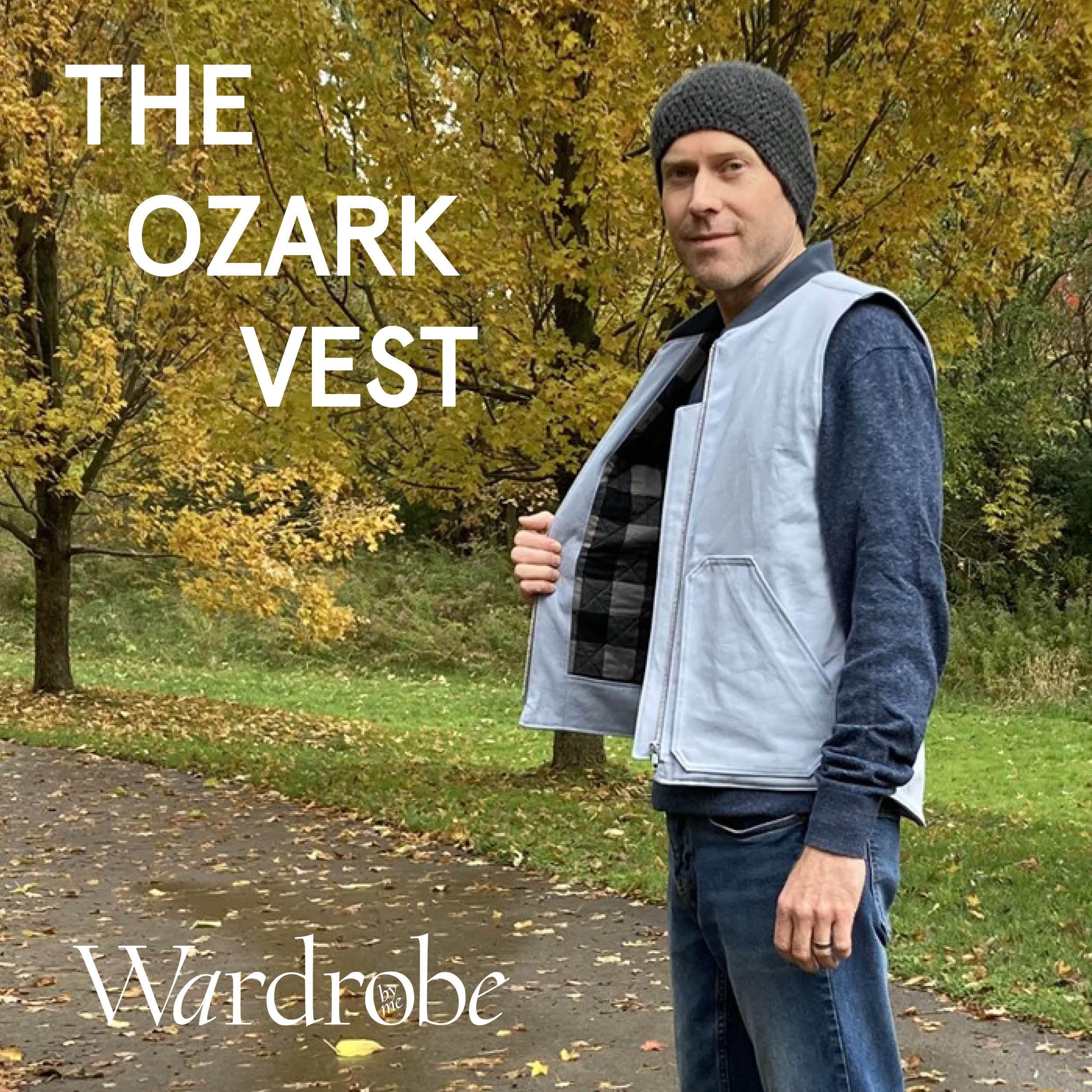 Ozark Vest Sewing pattern Wardrobe By Me