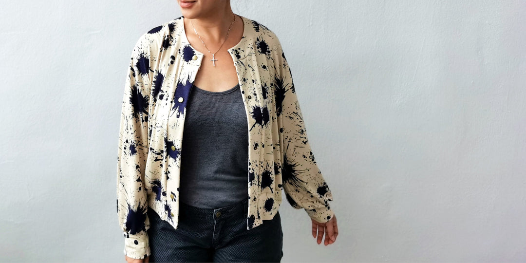 The Balloon Cardigan Sewing pattern - Wardrobe By Me