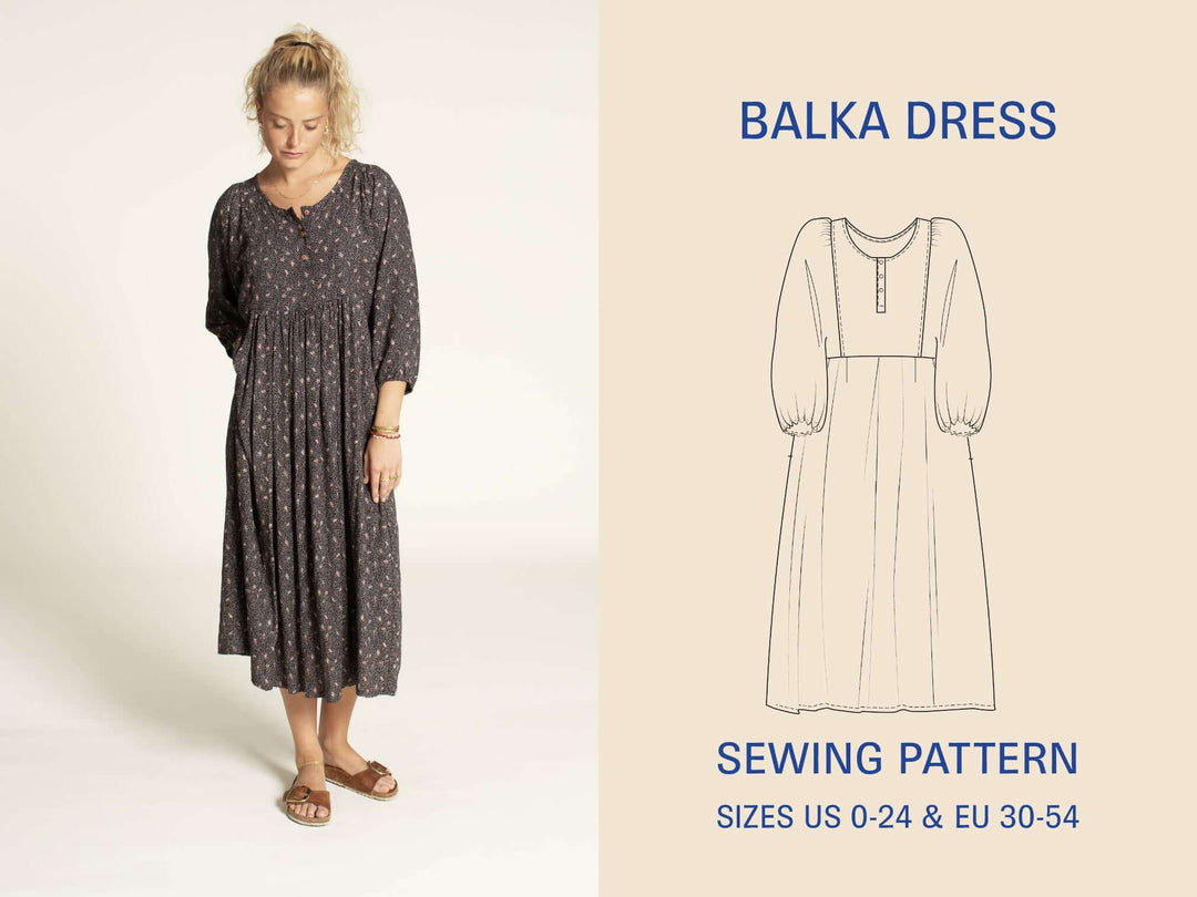 Balka Dress Sewing Pattern Wardrobe By Me