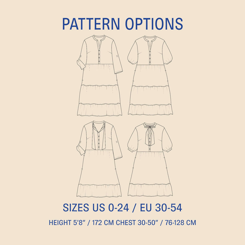 Freedom dress sewing pattern Wardrobe By Me