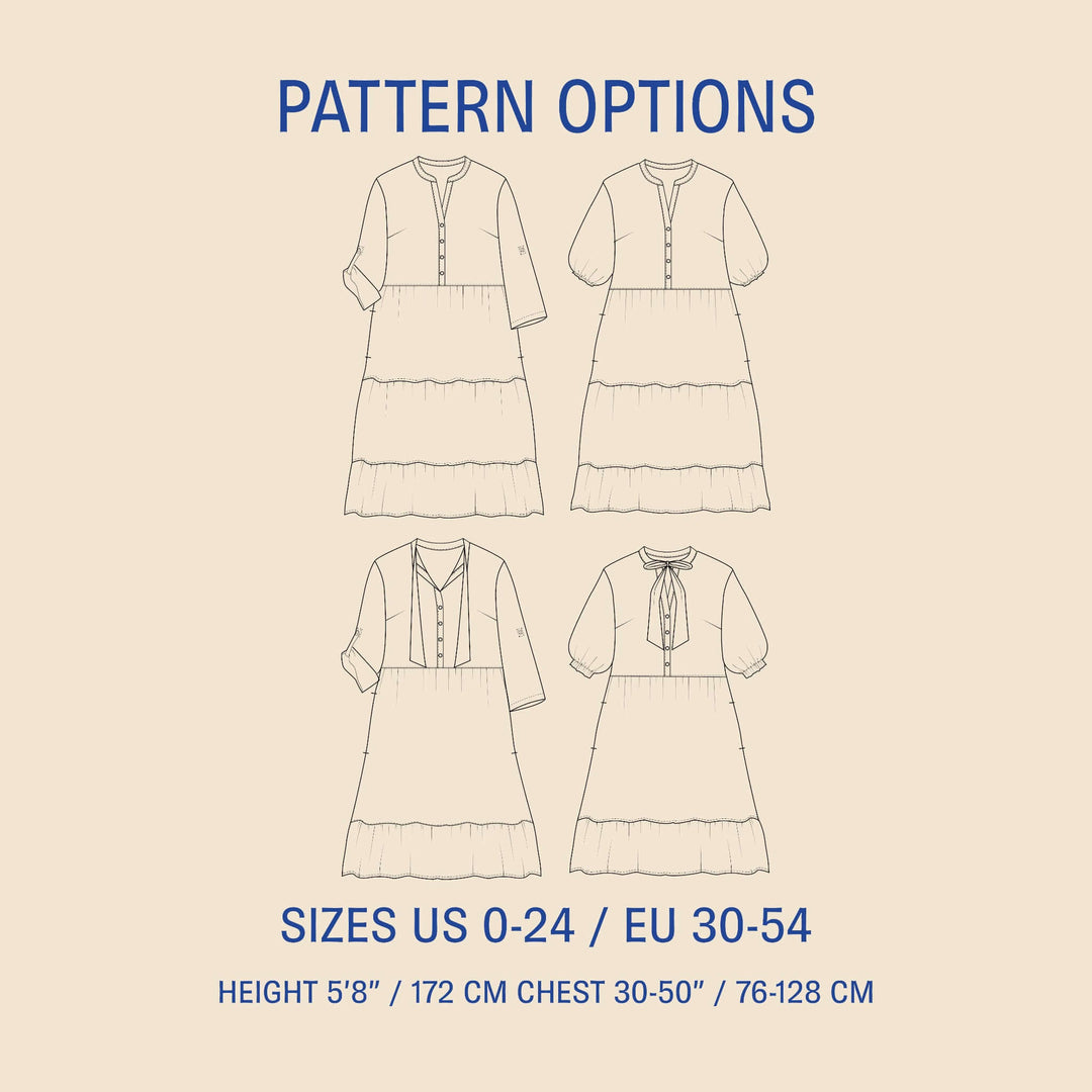 Freedom dress sewing pattern Wardrobe By Me