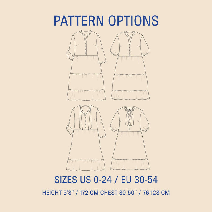 Freedom dress sewing pattern Wardrobe By Me