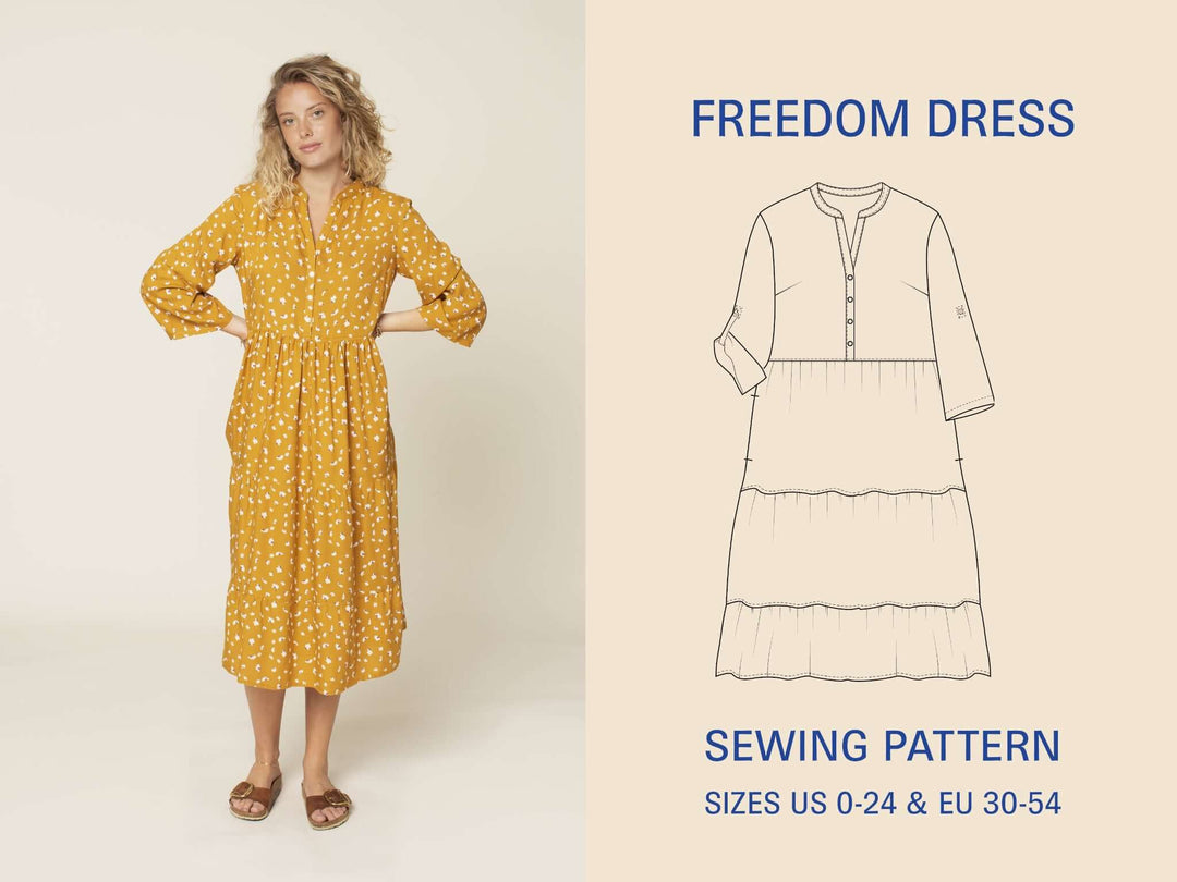 Freedom dress sewing pattern Wardrobe By Me