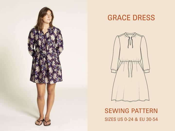 Grace Dress Sewing pattern Wardrobe By Me