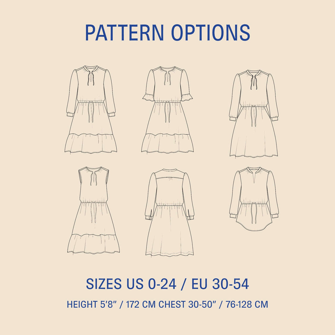 Grace Dress Sewing pattern Wardrobe By Me