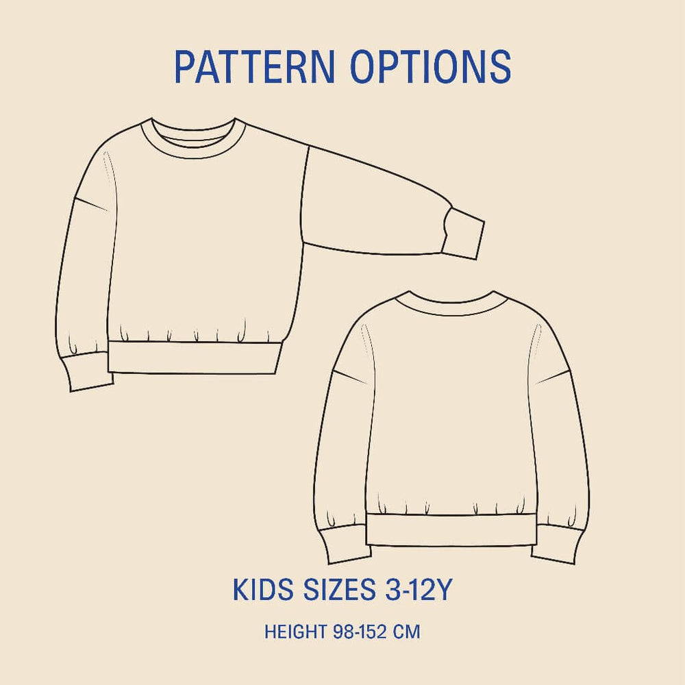 Kids James Sweater Sewing Pattern Wardrobe By Me