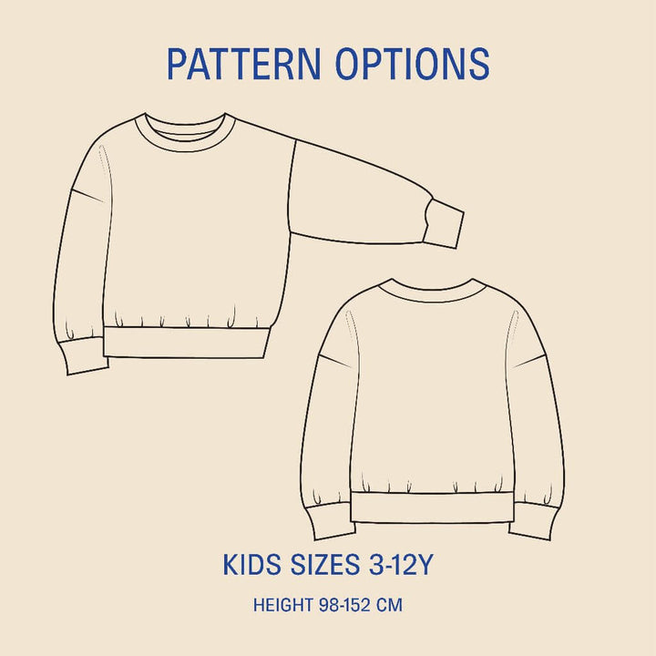 Kids James Sweater Sewing Pattern Wardrobe By Me