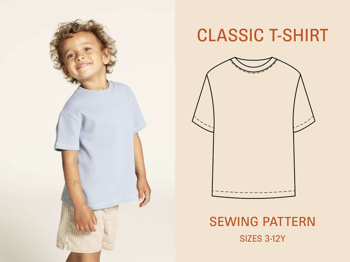 Kids T-shirt Sewing Pattern Wardrobe By Me
