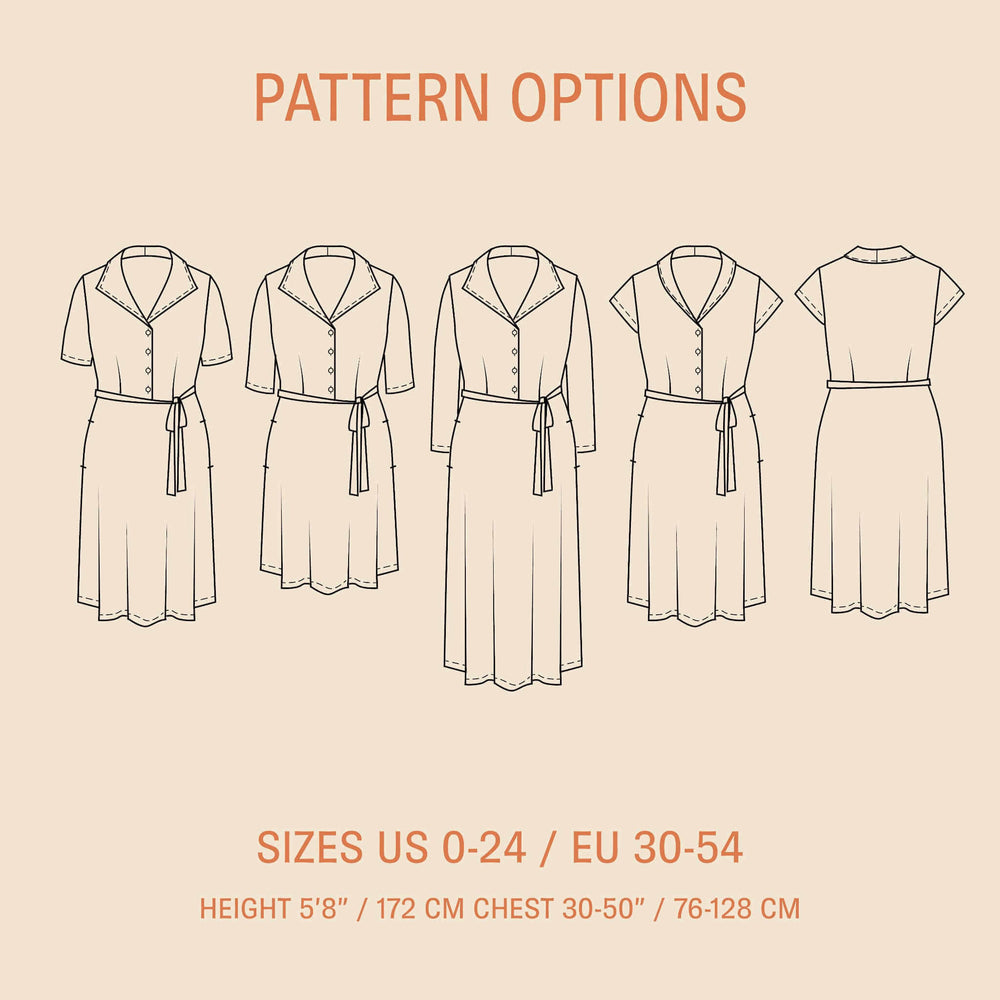 Marianne Dress Sewing Pattern Wardrobe By Me