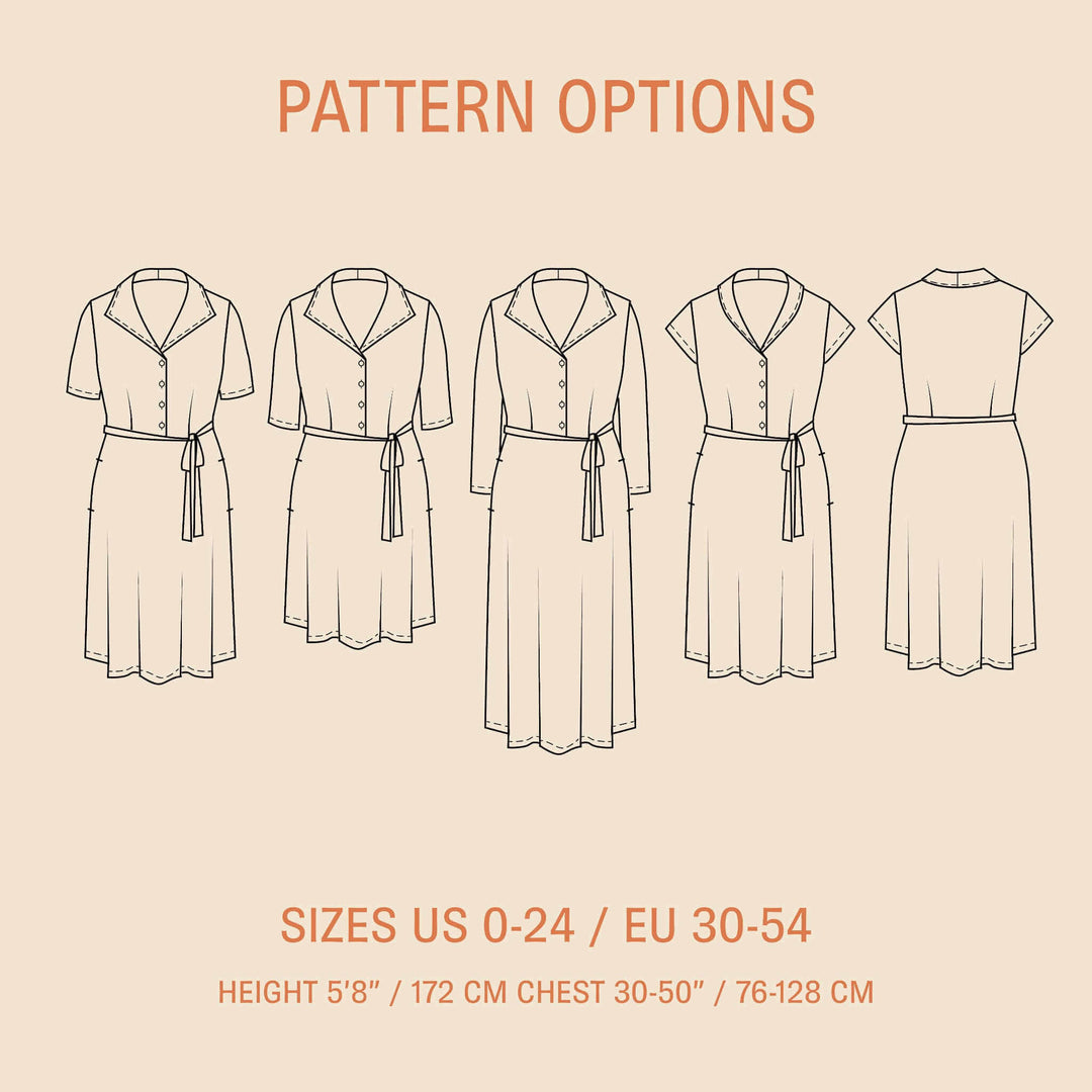 Marianne Dress Sewing Pattern Wardrobe By Me