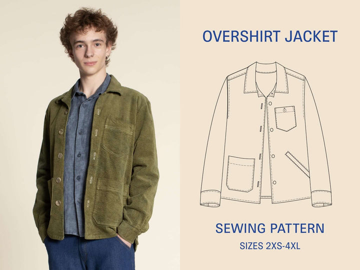 Overshirt sewing pattern Wardrobe By Me