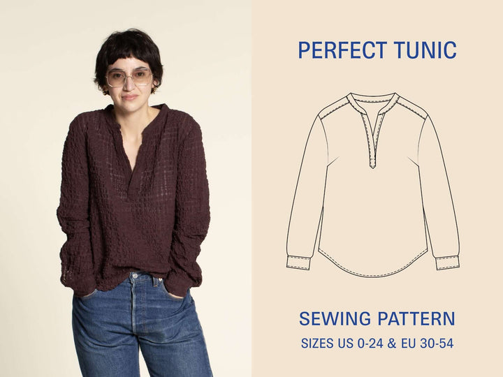 Perfect Tunic sewing pattern Wardrobe By Me