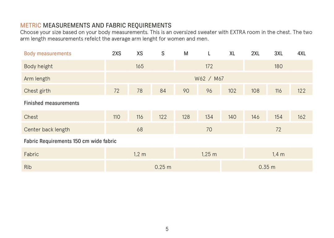 Boyfriend Sweater sewing pattern Wardrobe By Me