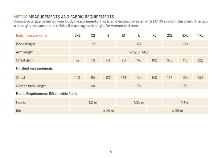 Boyfriend Sweater sewing pattern Wardrobe By Me
