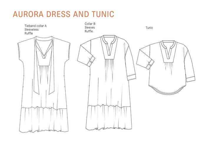 Aurora Tunic Sewing Pattern Wardrobe By Me