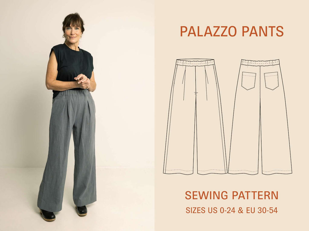 Palazzo Pants Sewing Pattern Wardrobe By Me