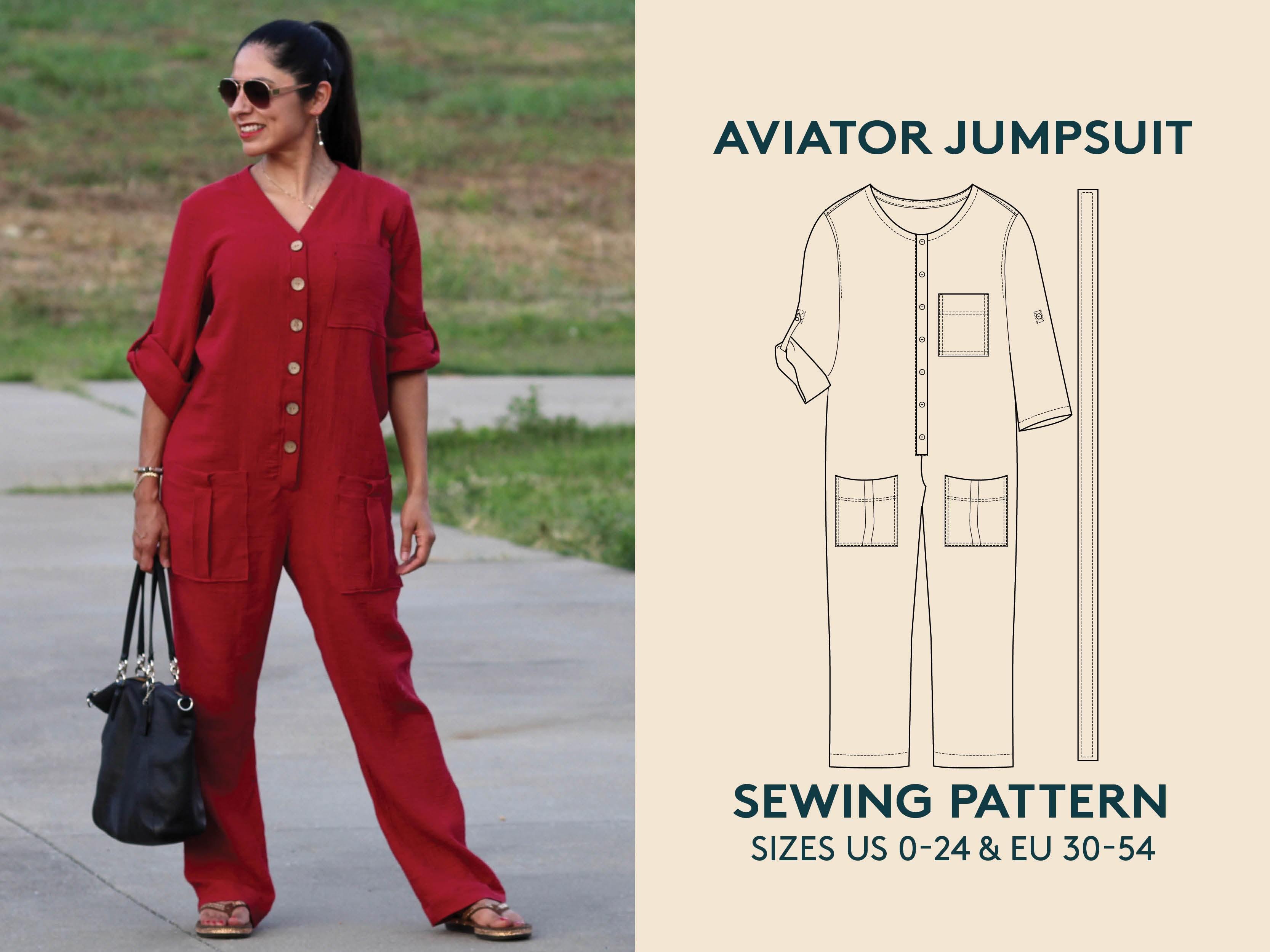Jumpsuit sewing pattern  Wardrobe By Me - We love sewing!