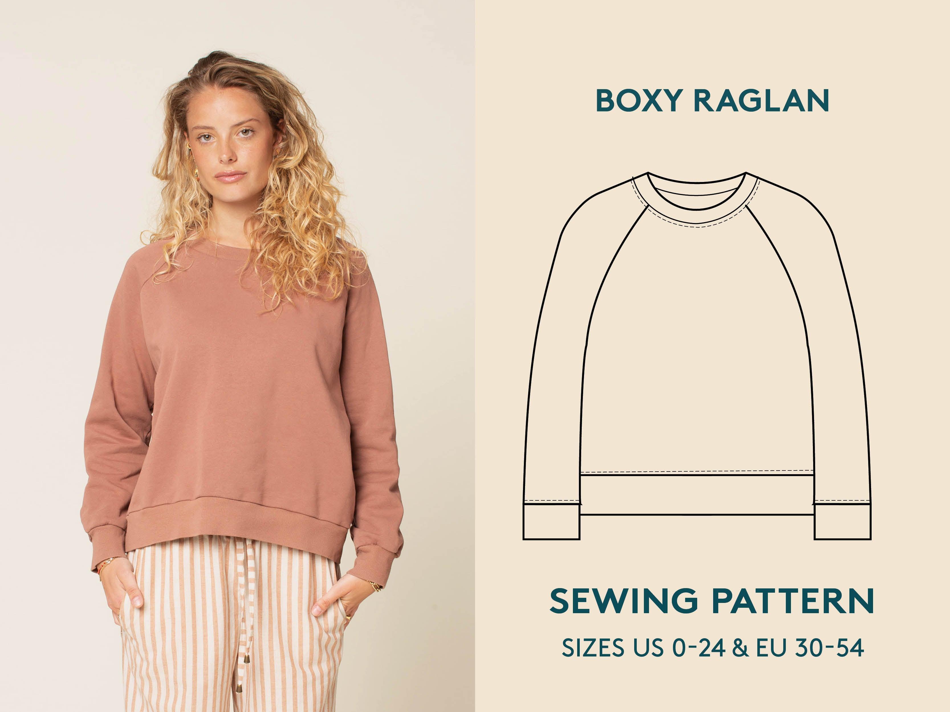 Boxy Raglan sewing pattern
