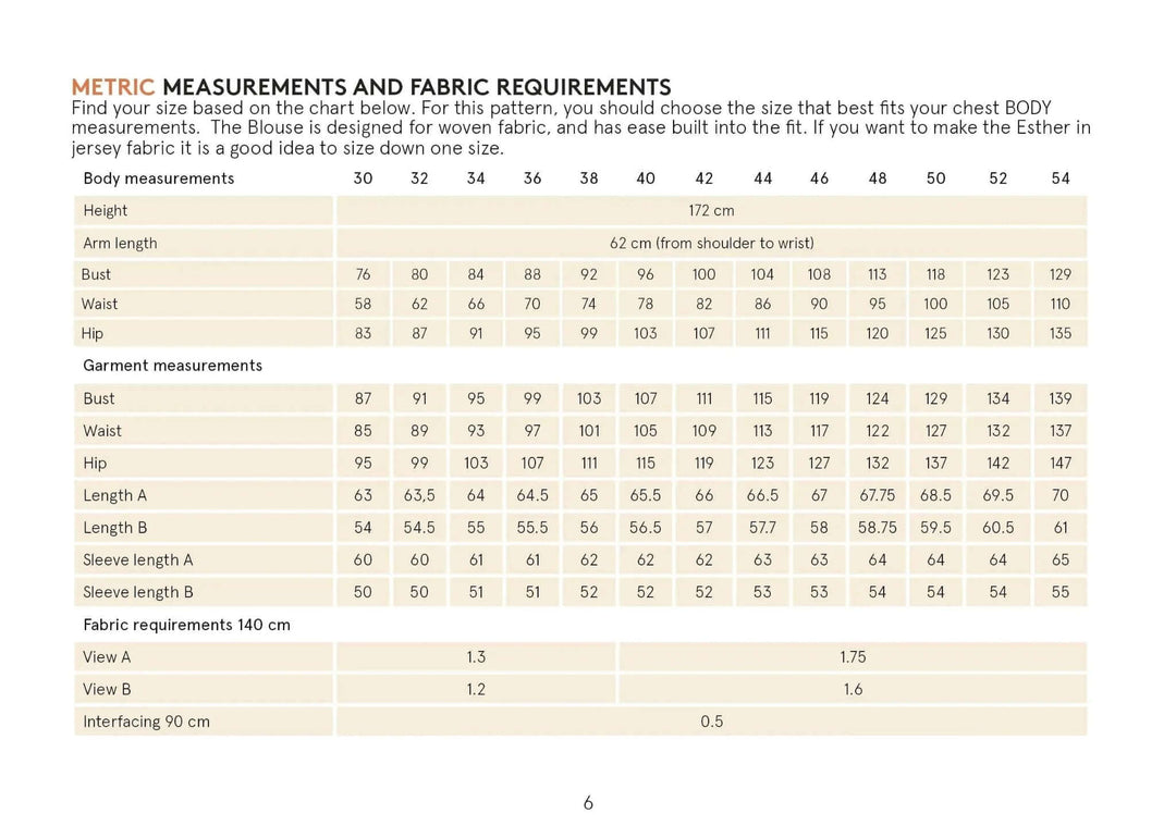 Esther Blouse sewing pattern Wardrobe By Me
