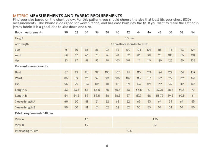 Esther Blouse sewing pattern Wardrobe By Me