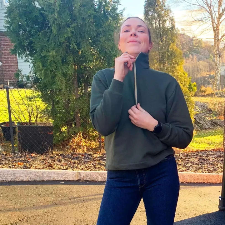 Half zipper sweater Pattern Wardrobe By Me