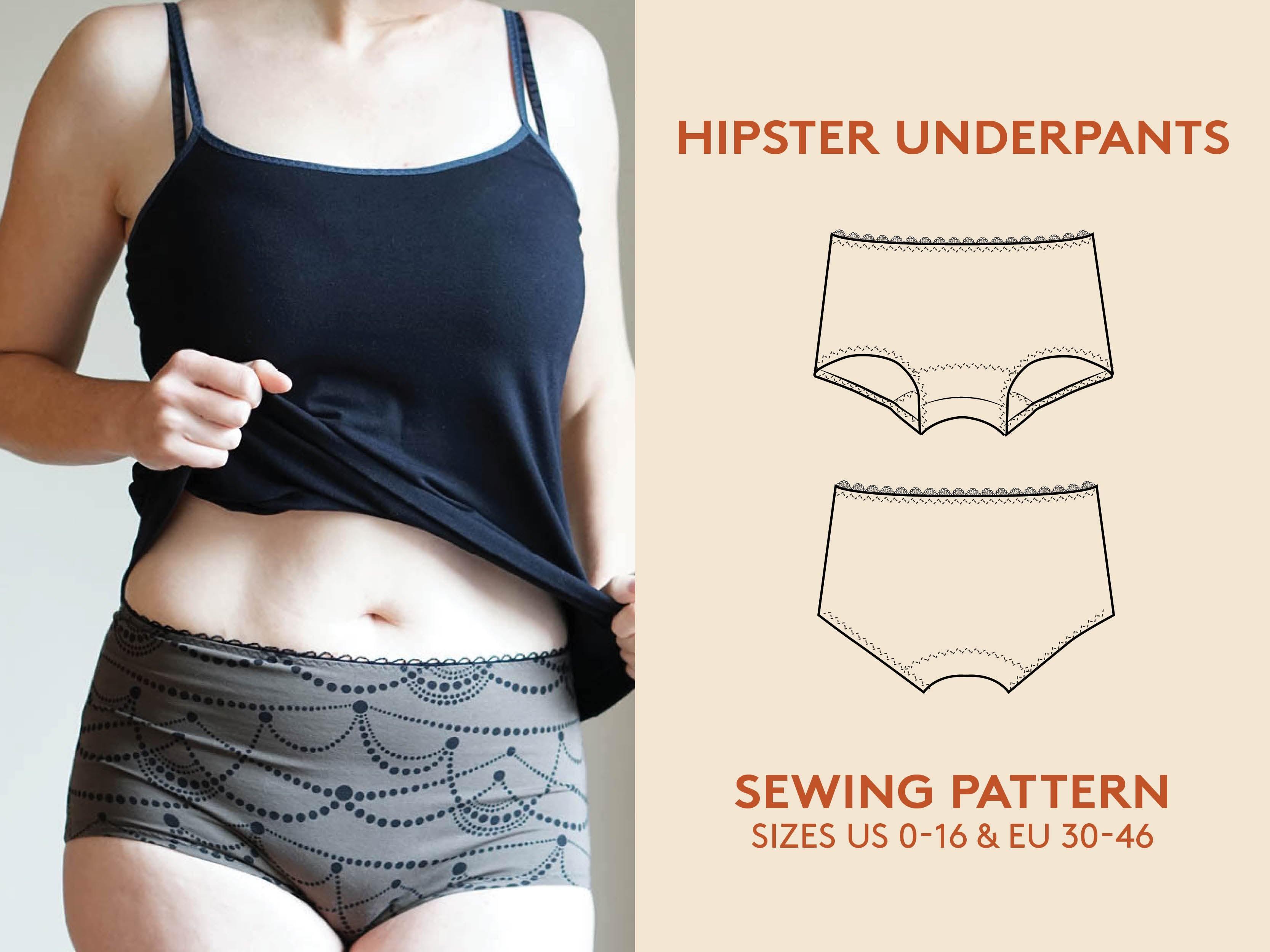 How To Stitch Baby/Toddler Underwear With Gusset Using DIY Pattern From An  Existing Underwear 