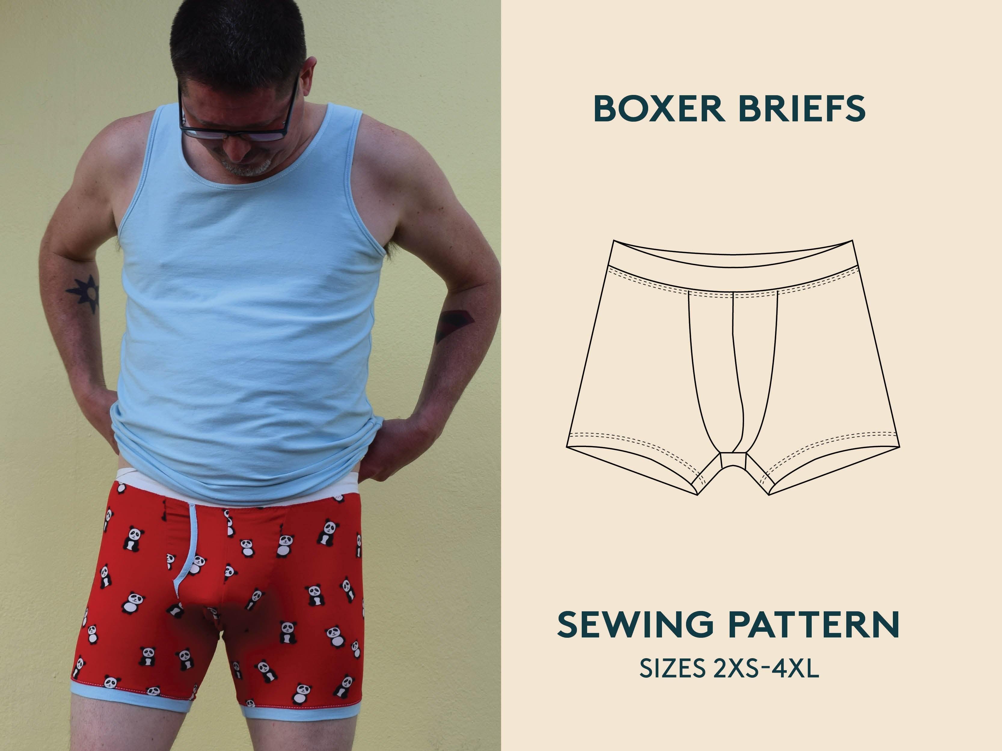 Boxer Shorts for Men - Sewing Steps (for Woven Fabrics) / Complete