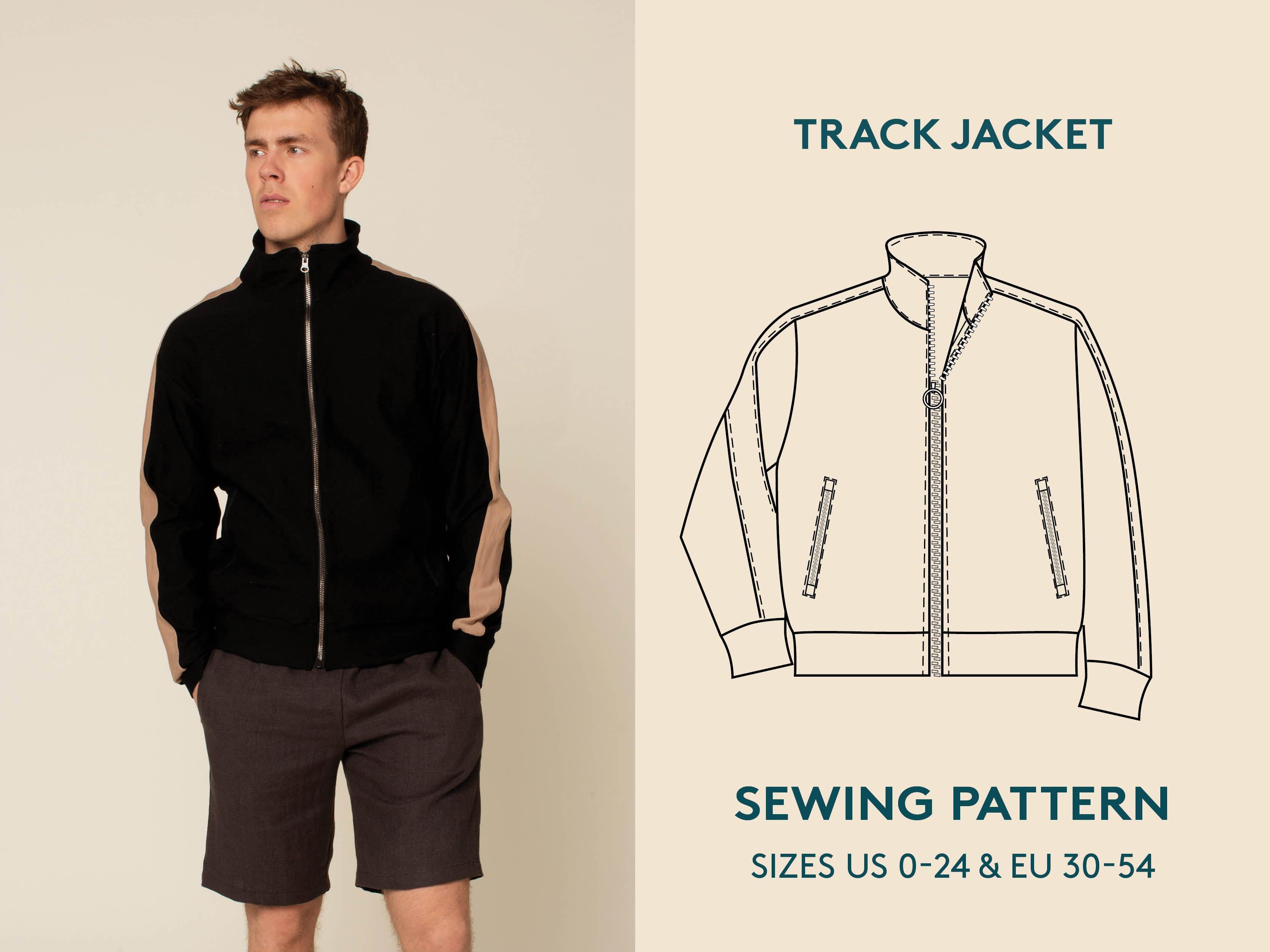Men's Track Jacket sewing pattern
