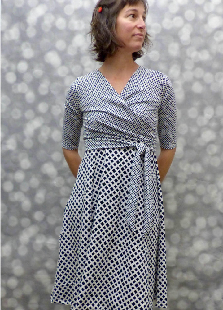 Wanda Wrap Dress Sewing Pattern - Wardrobe By Me