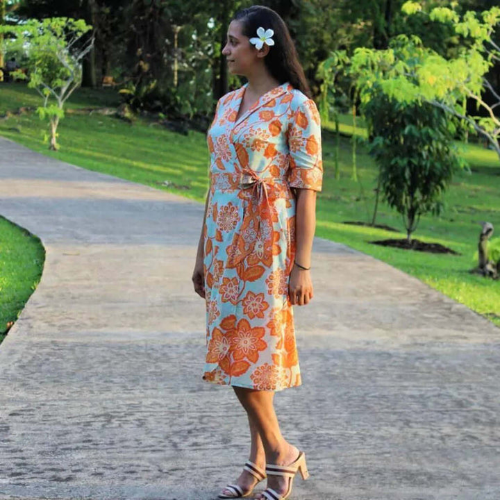 Ava Wrap Dress Sewing Pattern Wardrobe By Me