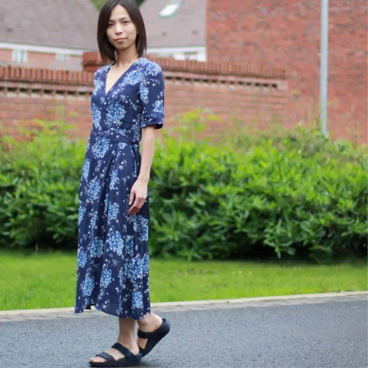 Ava Wrap Dress Sewing Pattern Wardrobe By Me