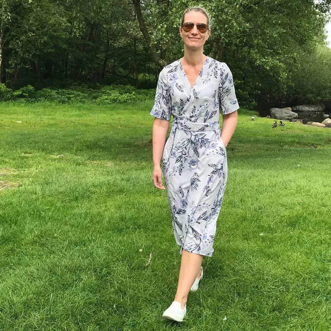 Ava Wrap Dress Sewing Pattern Wardrobe By Me