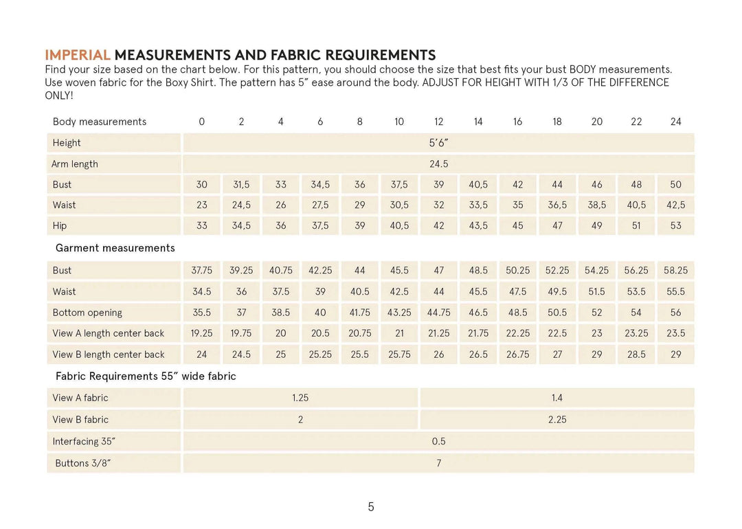 Boxy Shirt sewing pattern Wardrobe By Me
