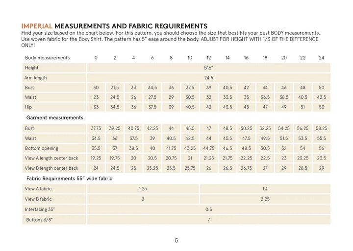 Boxy Shirt sewing pattern Wardrobe By Me