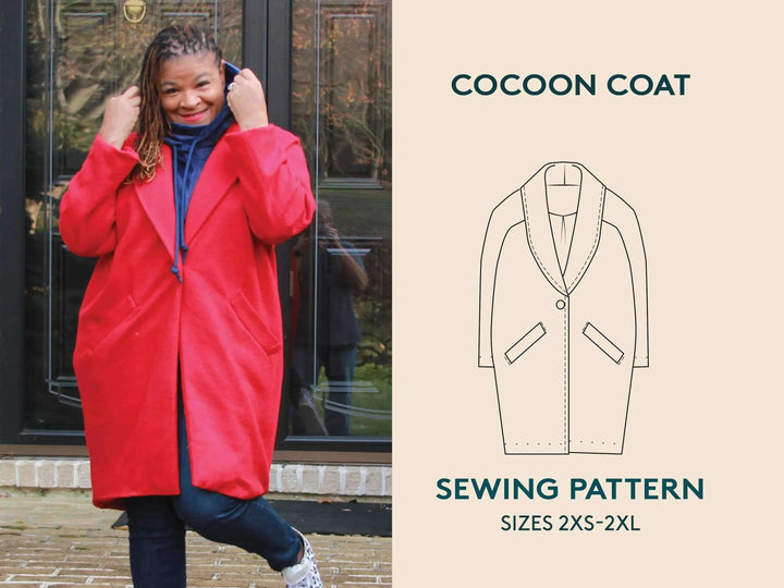 Cocoon Coat Sewing Pattern Wardrobe By Me