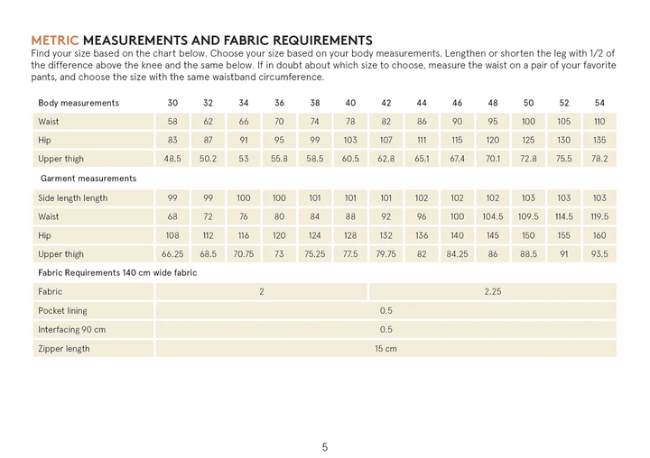Cocoon Pants sewing pattern Wardrobe By Me