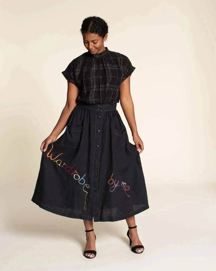 Front Button Skirt Pattern Wardrobe By Me