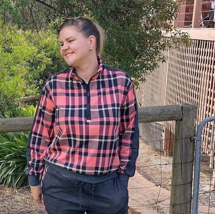 Half zipper sweater Pattern Wardrobe By Me