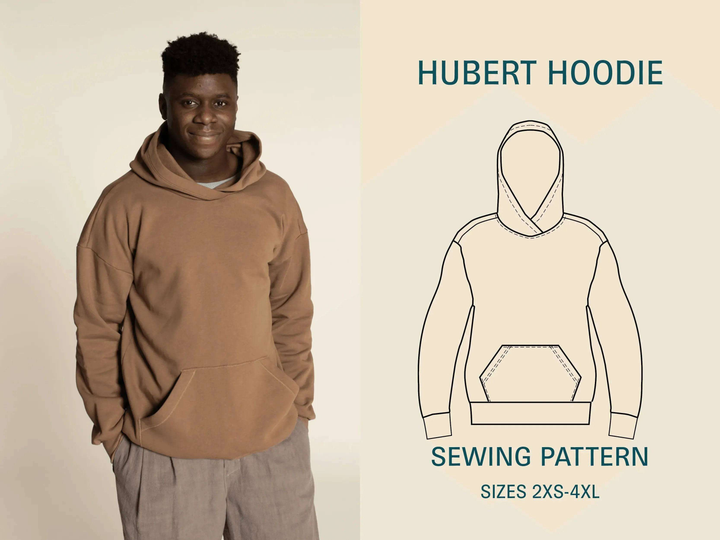 Hubert Hoodie sewing pattern Wardrobe By Me