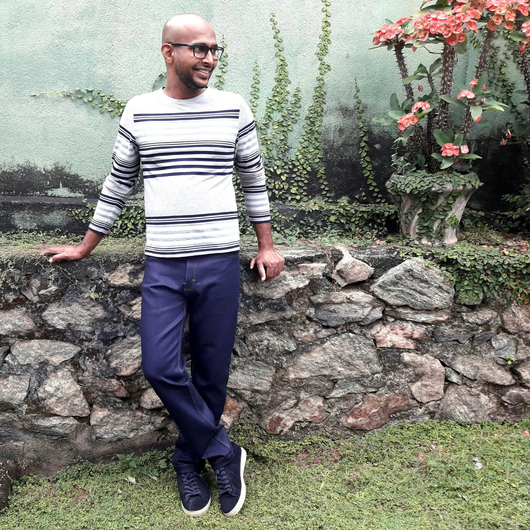 Jeans Sewing Pattern-Men's sizes 26-42" Wardrobe By Me