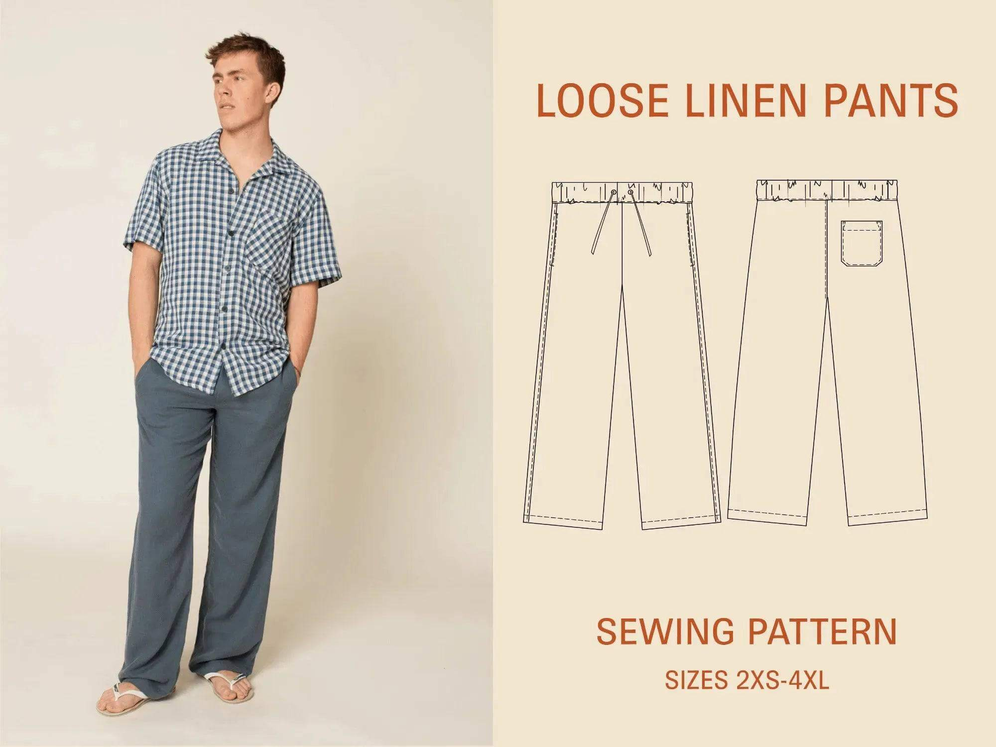【2plan】First Linen Pants Linen Pants 32