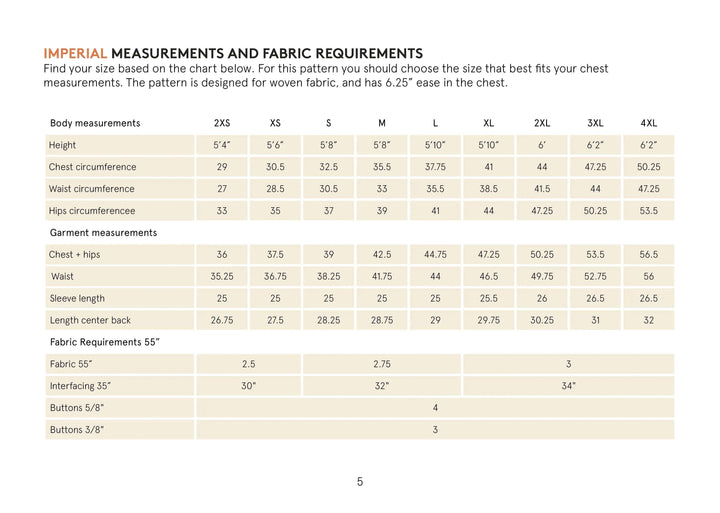 Overshirt sewing pattern Wardrobe By Me
