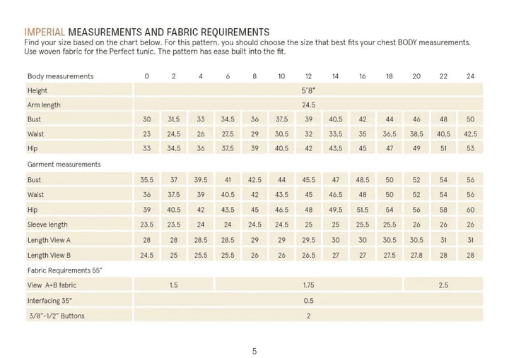 Perfect Tunic sewing pattern Wardrobe By Me