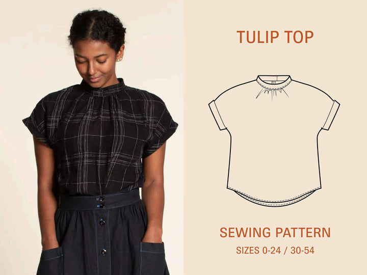 Tulip Top Sewing Pattern Wardrobe By Me