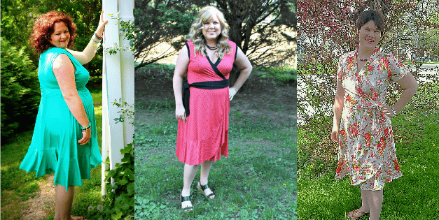 Diana Wrap Dress curvy pattern release Wardrobe By Me