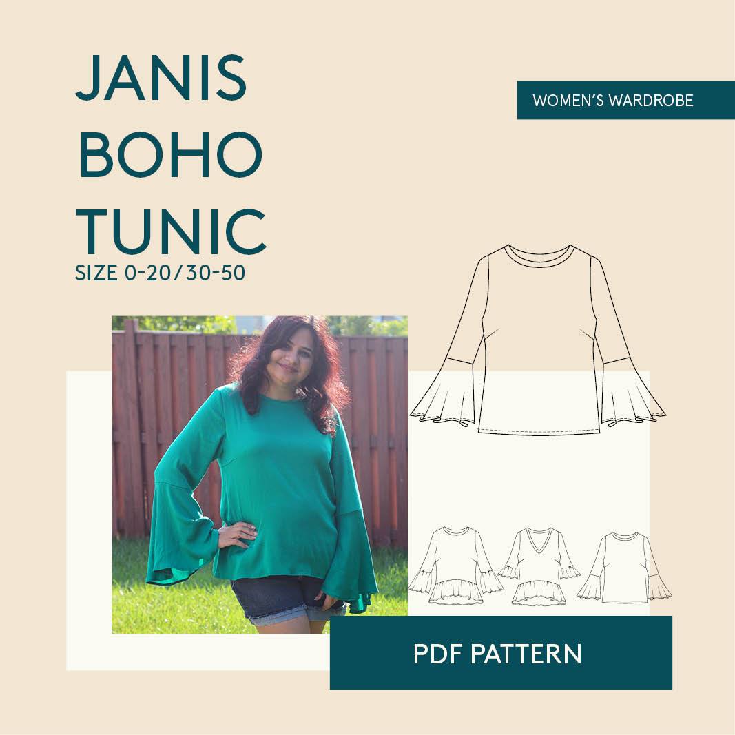 Janis BoHo Tunic - Wardrobe By Me