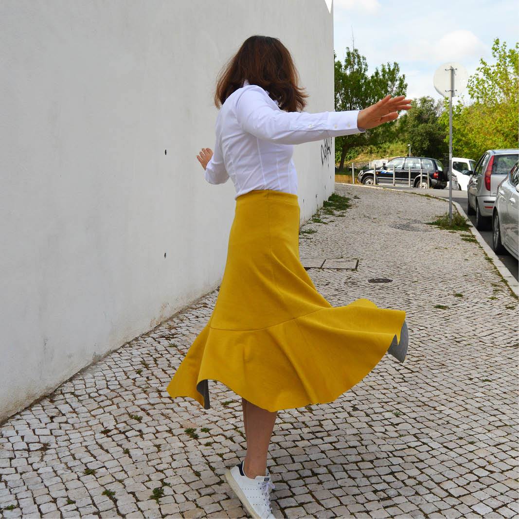 Linea A-line skirt PDF sewing pattern Wardrobe By Me