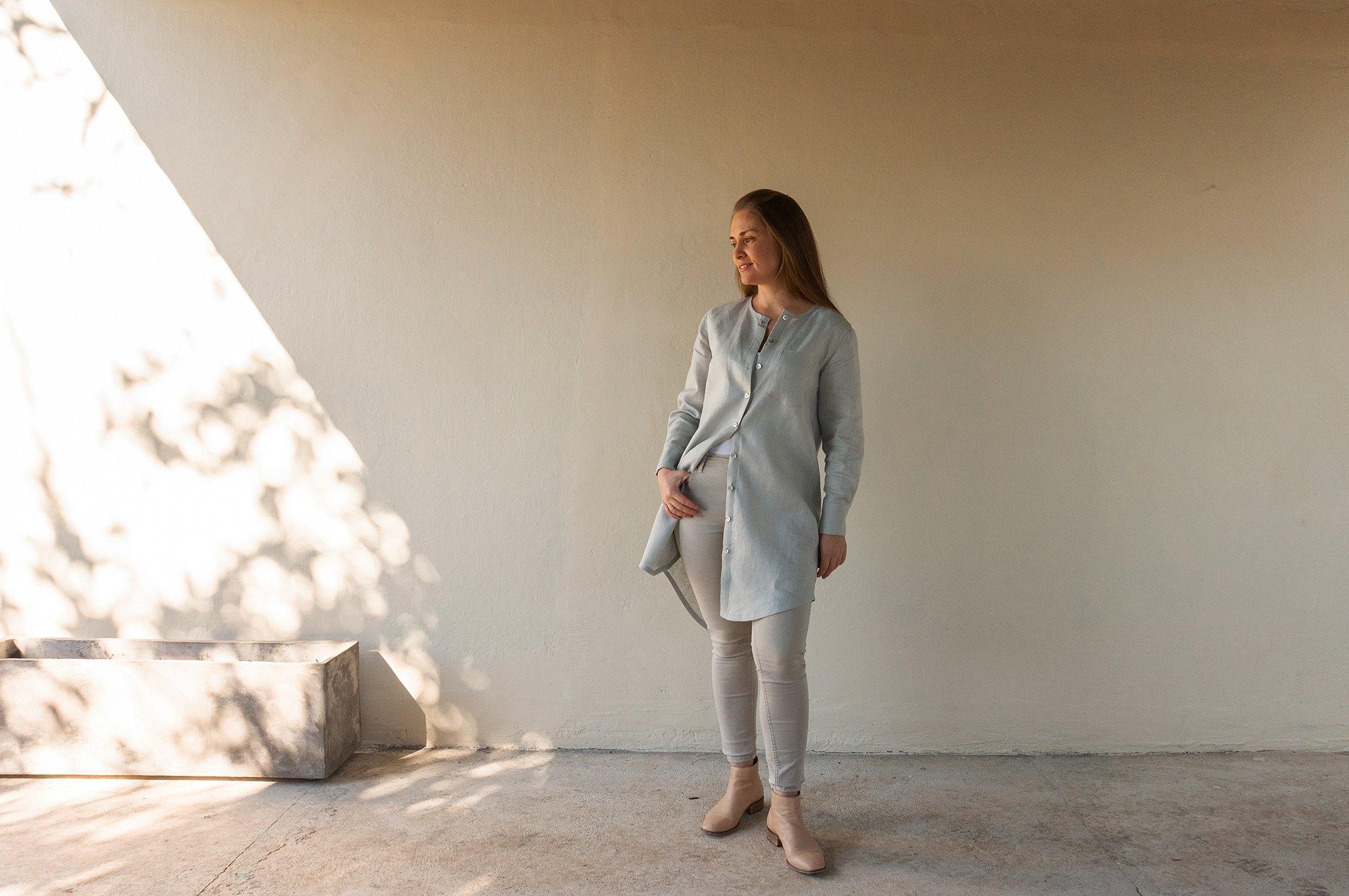 New shirt dress sewing pattern Wardrobe By Me