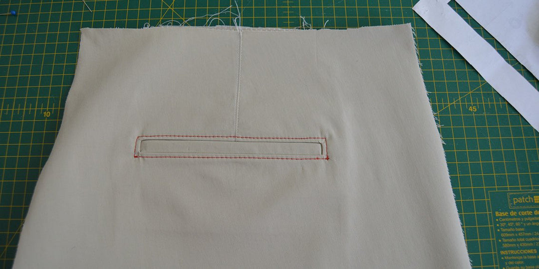 Welt pocket tutorial - Wardrobe By Me