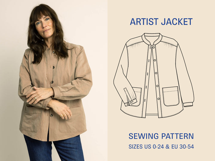 Artist jacket sewing pattern
